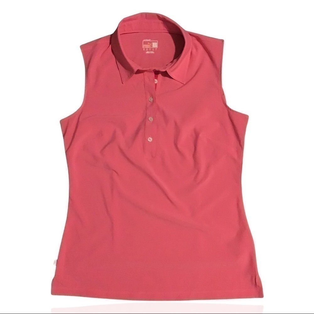 𝅺puma Woman Golf sleeveless Polo Shirt